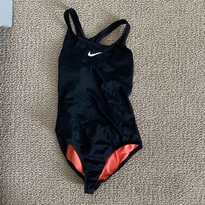 Girl’s Black One Piece Bathing Suit